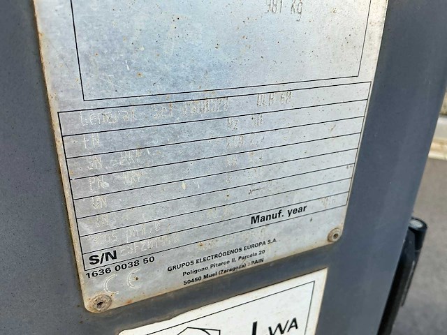 Atlas copco qlb60 stationaire lichtmast - afbeelding 12 van  14