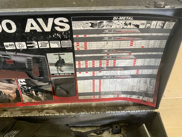 Atlas copco sse 1000 avs reciprozaag - afbeelding 5 van  8