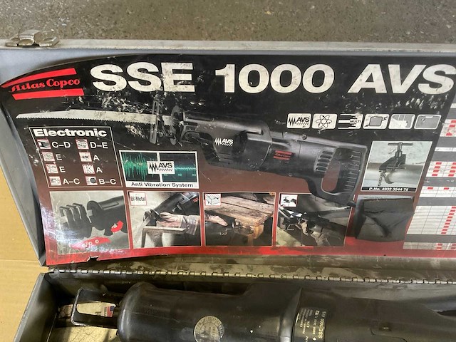 Atlas copco sse 1000 avs reciprozaag - afbeelding 6 van  8