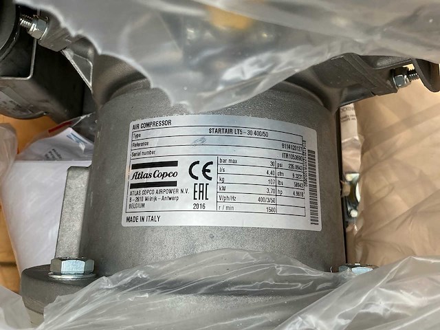 Atlas copco startair lt5-30 400/50 luchtcompressor – ongebruikt - afbeelding 6 van  7