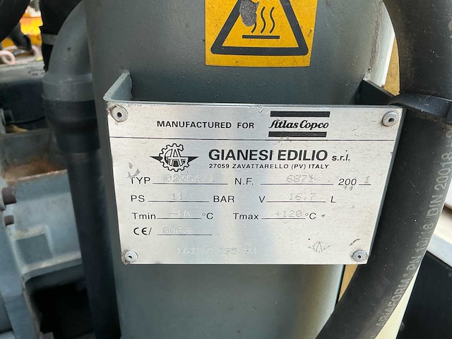 Atlas copco x-as 96 hogedrukcompressor - afbeelding 13 van  22