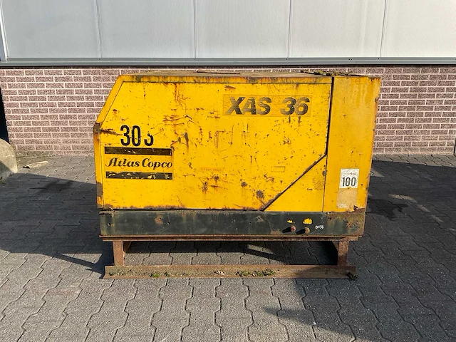 Atlas copco xas 36 luchtcompressor - afbeelding 9 van  17