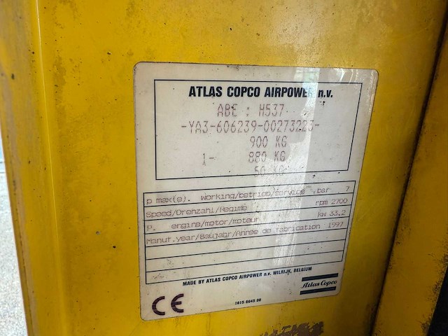 Atlas copco xas 76 mobiele luchtcompressor - afbeelding 31 van  31