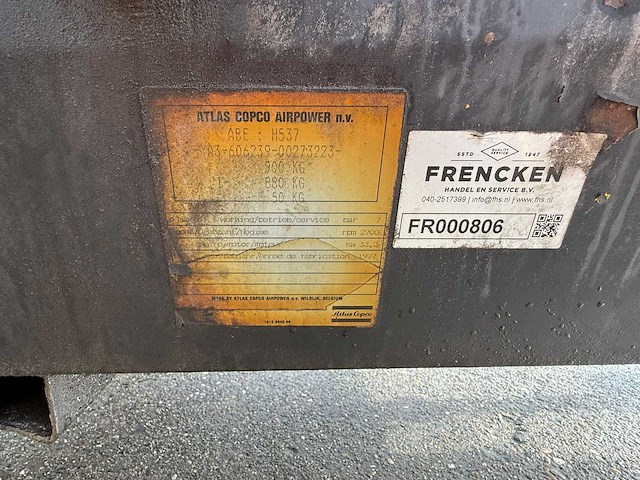 Atlas copco xas 76 mobiele luchtcompressor - afbeelding 27 van  31