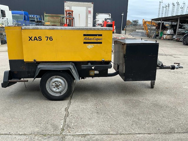 Atlas copco xas 76 mobiele luchtcompressor - afbeelding 6 van  31