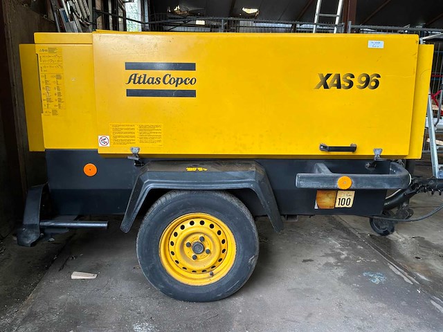 Atlas copco xas 96 luchtcompressor - afbeelding 10 van  14
