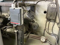 Atlas-copco/kaeser ga10ff/ 751-500 schroefcompressor met 1x 2traps zuigercompressor en buffertank - afbeelding 6 van  8