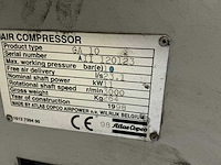 Atlas-copco/kaeser ga10ff/ 751-500 schroefcompressor met 1x 2traps zuigercompressor en buffertank - afbeelding 8 van  8