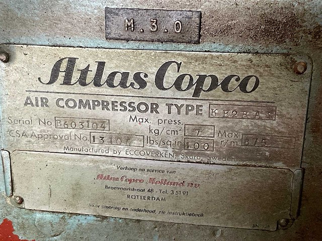 Atlas copo ke2rs luchtcompressor - afbeelding 5 van  5