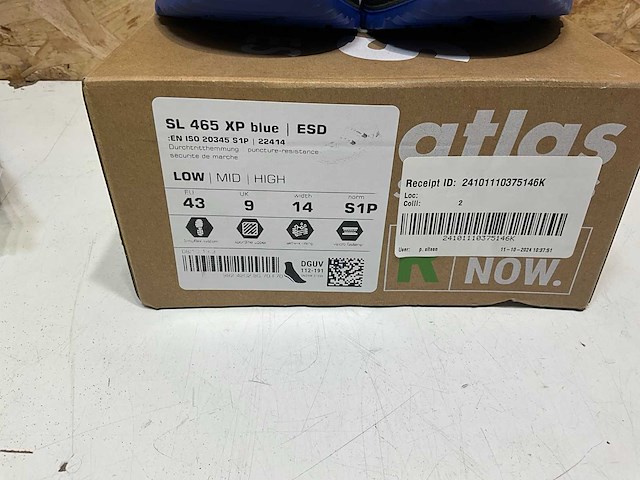Atlas sl 465 xp werkschoen maat 43 - afbeelding 3 van  3