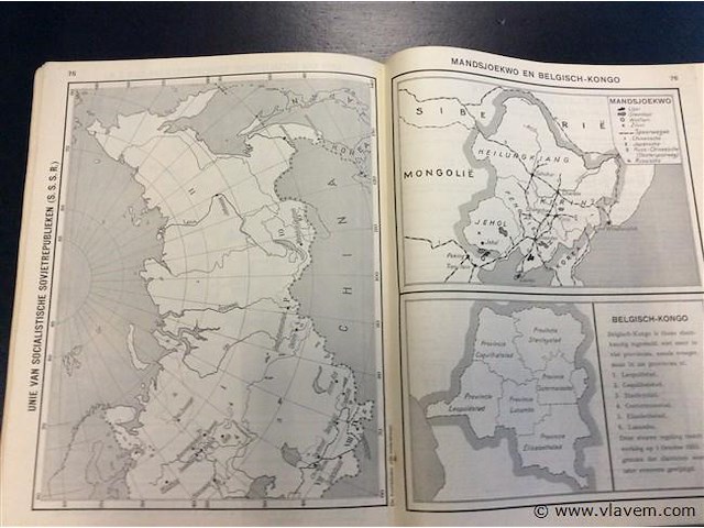 Atlas voor belgië 1933 - afbeelding 4 van  4