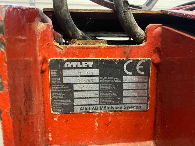 Atlet cll180 elektrische palletwagen - afbeelding 6 van  6