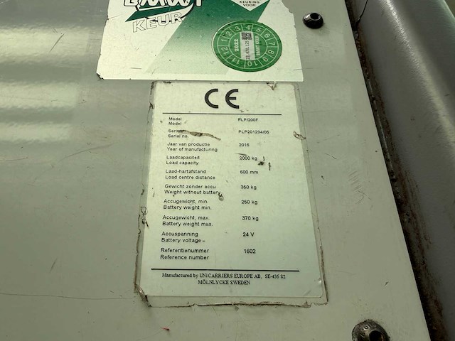 Atlet presto - plp/200f - elektrische orderpicker - afbeelding 4 van  13