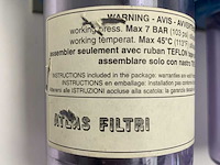 Atlsa filtri max 7 bar max 45°c - charcoal filter - 5 micron filter - afbeelding 2 van  2