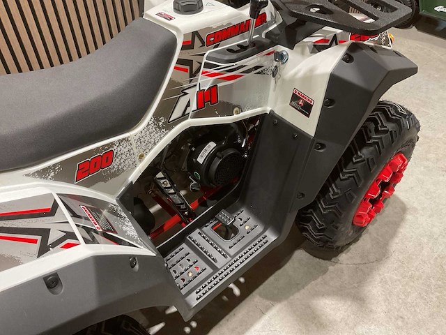 Atm t3b commander 200cc wit quad met kenteken wit - afbeelding 30 van  72