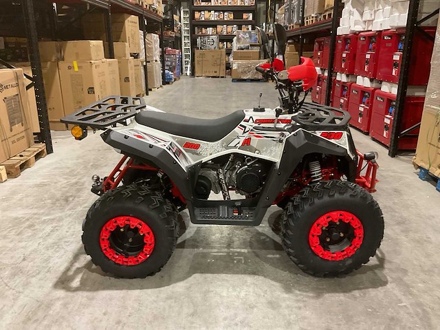 Atm t3b commander 200cc wit quad met kenteken wit - afbeelding 9 van  9