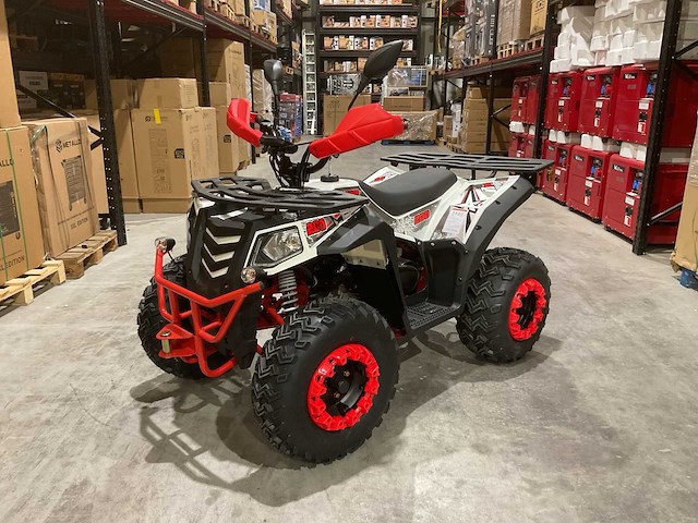 Atm t3b commander 200cc wit quad met kenteken wit - afbeelding 1 van  26