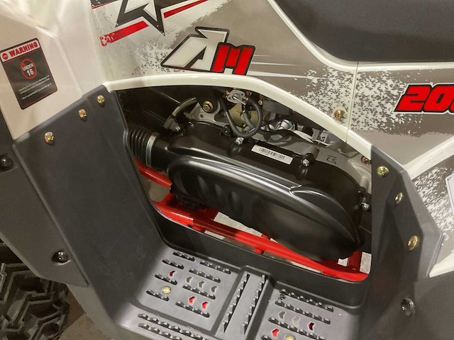 Atm t3b commander 200cc wit quad met kenteken wit - afbeelding 10 van  26