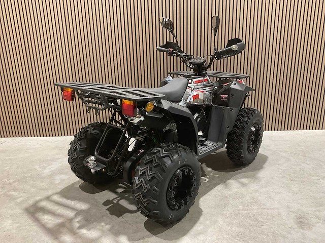 Atm t3b commander 200cc zwart quad met kenteken wit - afbeelding 24 van  67