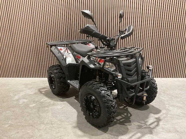 Atm t3b commander 200cc zwart quad met kenteken wit - afbeelding 28 van  71