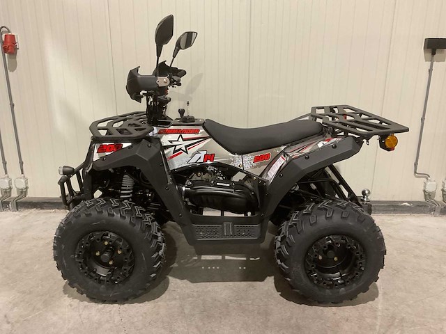 Atm t3b commander 200cc zwart quad met kenteken wit - afbeelding 46 van  71