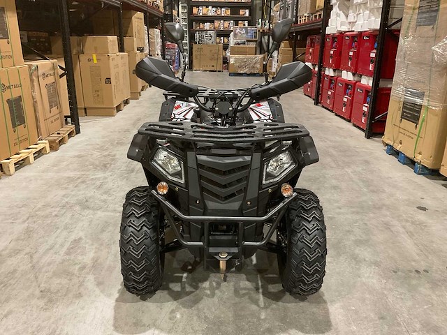 Atm t3b commander 200cc zwart quad met kenteken wit - afbeelding 2 van  60