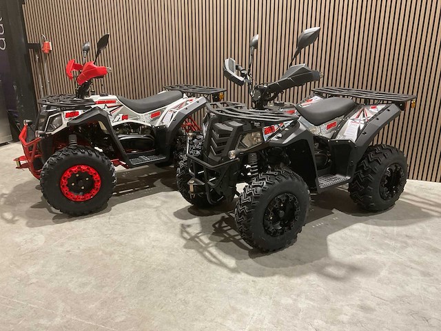 Atm t3b commander 200cc zwart quad met kenteken wit - afbeelding 19 van  60