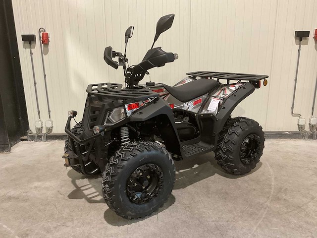 Atm t3b commander 200cc zwart quad met kenteken wit - afbeelding 44 van  60