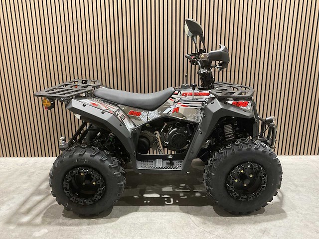 Atm t3b commander 200cc zwart quad met kenteken wit - afbeelding 30 van  66