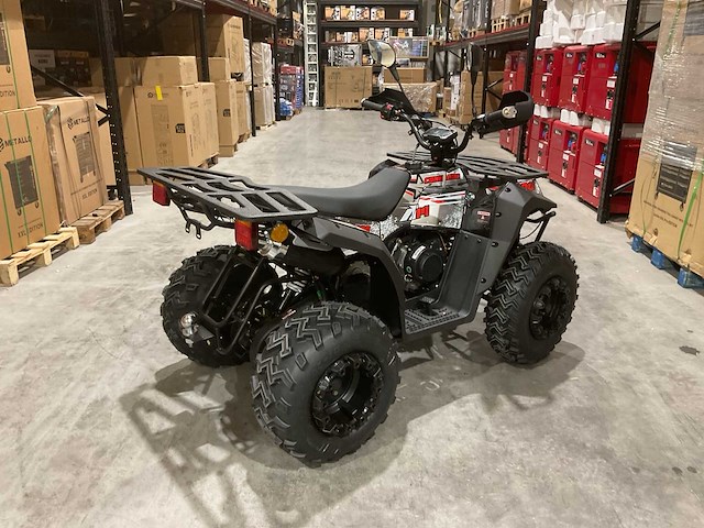 Atm t3b commander 200cc zwart quad met kenteken wit - afbeelding 19 van  25