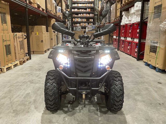 Atm t3b commander 200cc zwart quad met kenteken wit - afbeelding 25 van  25