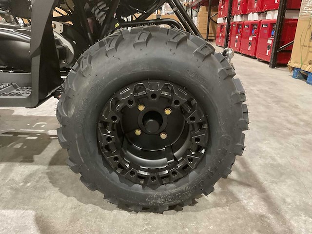 Atm t3b commander 200cc zwart quad met kenteken wit - afbeelding 3 van  25