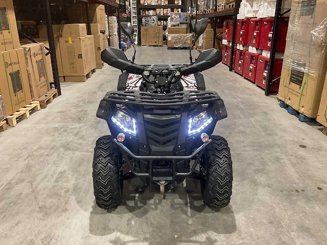 Atm t3b commander 200cc zwart quad met kenteken wit - afbeelding 23 van  25