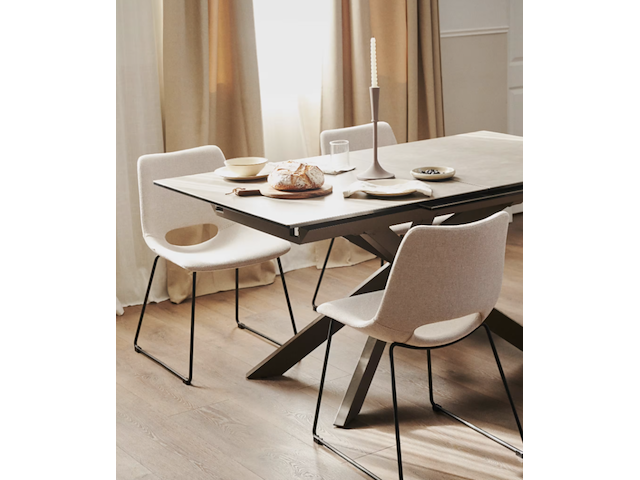 Atminda uitschuifbare tafel , kave home , zwart - afbeelding 5 van  6