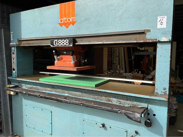 Atom g888 hydraulische stanspers - afbeelding 7 van  9