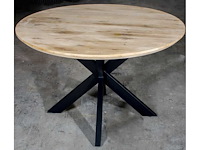 Atomic - massief eiken eettafel ø 120
