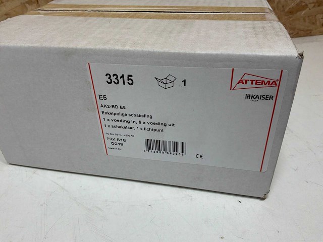 Attema ak2-rd e5 stekkerdoos (5x) - afbeelding 11 van  11