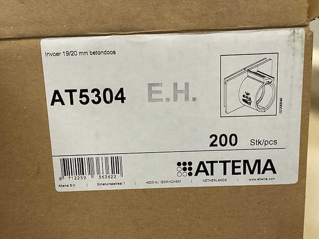 Attema betondozen invoer 19/20 betondoos - at5304 (1000x) - afbeelding 5 van  5