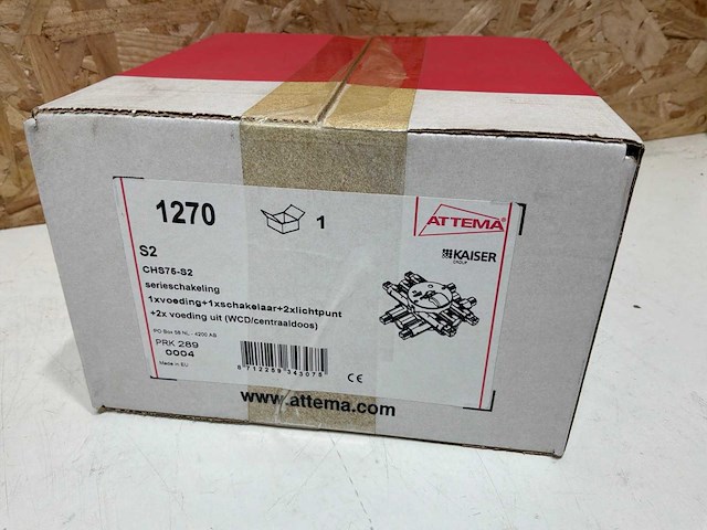 Attema stekerbare centraaldoos wisselschakeling - at1270 (8x) - afbeelding 6 van  7