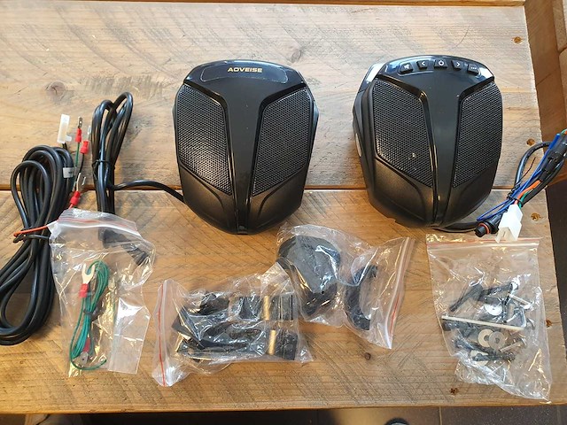 Atv utv stereo system - geschikt voor ultra force equipment warrior utv - afbeelding 2 van  11