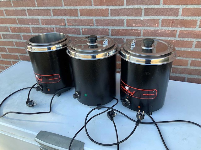 Au bain marie - soup kettle (3x) - afbeelding 1 van  1