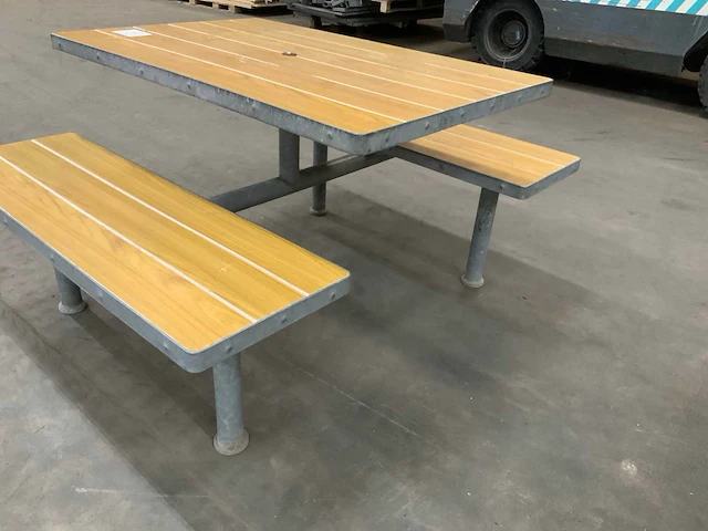 Aubrilam picknick tafel rechthoek - afbeelding 3 van  4