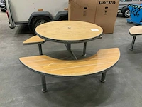 Aubrilam ronde picknicktafel - afbeelding 2 van  4