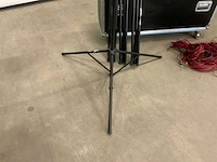 Audac xeno 6 speakers en stands in flightcase - afbeelding 3 van  9