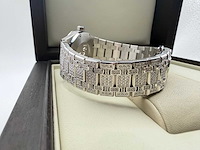 Audemars piquet royal oak lady | iced out diamonds - afbeelding 2 van  13