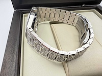 Audemars piquet royal oak lady | iced out diamonds - afbeelding 3 van  13