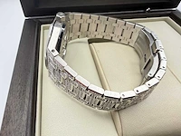 Audemars piquet royal oak lady | iced out diamonds - afbeelding 3 van  13