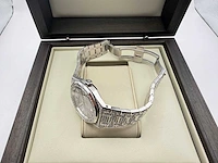 Audemars piquet royal oak lady | iced out diamonds - afbeelding 4 van  13