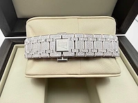 Audemars piquet royal oak lady | iced out diamonds - afbeelding 11 van  13