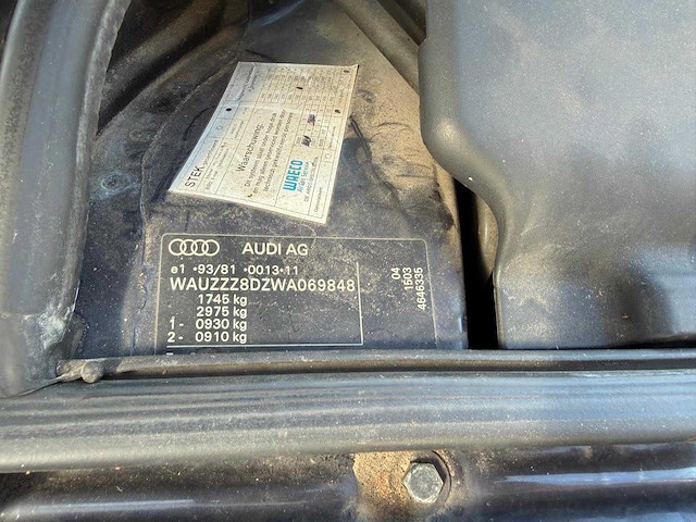 Audi - a4 limousine - 1.6 advance - automaat - personenauto - 1998 - afbeelding 8 van  26
